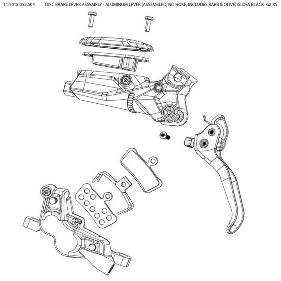 SRAM Disc Brake Lever AssemblyG2 RS