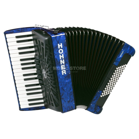 Hohner Bravo III 72 blue silent key