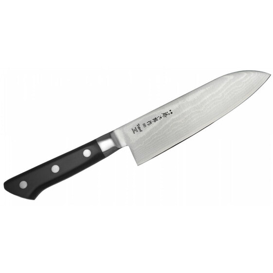 Tojiro Nóż Santoku ZE Stali Nierdzewnej DP37 Czarny 17 CM