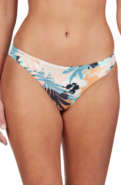 Roxy Beach 282901 Women's Classics Mini Bikini Bottoms, Size Small - White