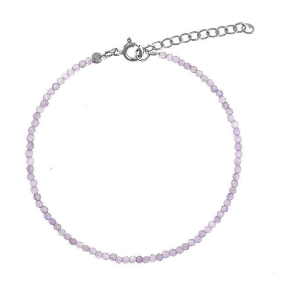 Amethyst Bead Bracelet AJKNR005