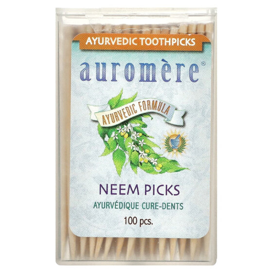 Ayurvedic Toothpicks, Neem Picks, 100 Pieces