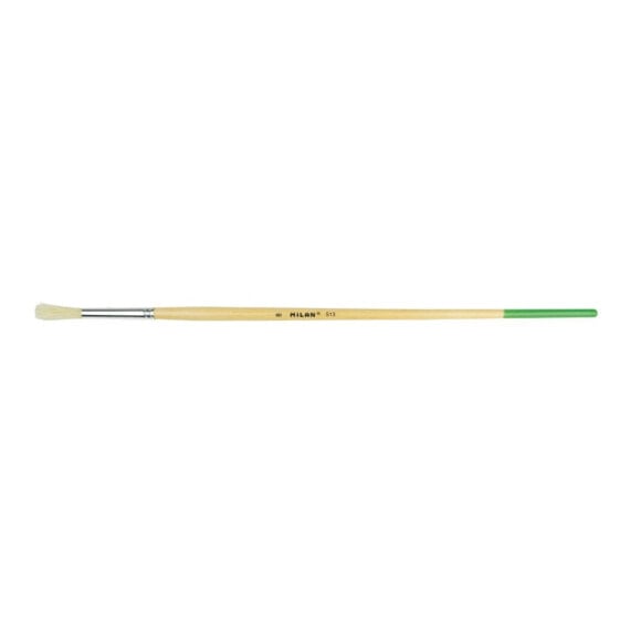 MILAN Polybag 6 Round Chungking Bristle Paintbrushes For Oil Painting Series 513 Nº 8