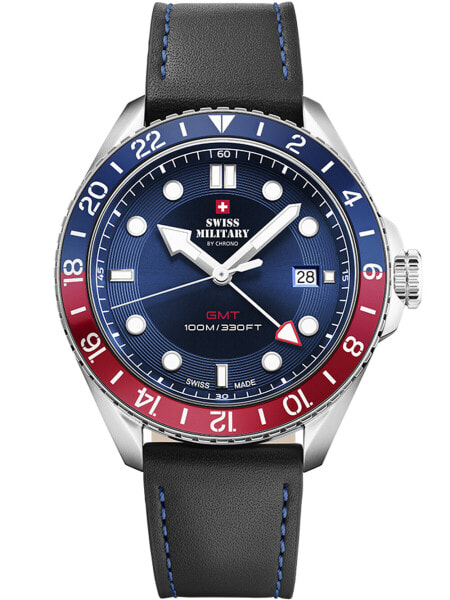 Наручные часы Tissot Men's Swiss Chronograph Seastar 1000 Gray Stainless Steel Bracelet Diver Watch 45.5mm.