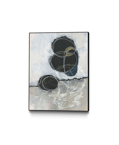 40" x 30" Primary Orbs I Art Block Framed Canvas