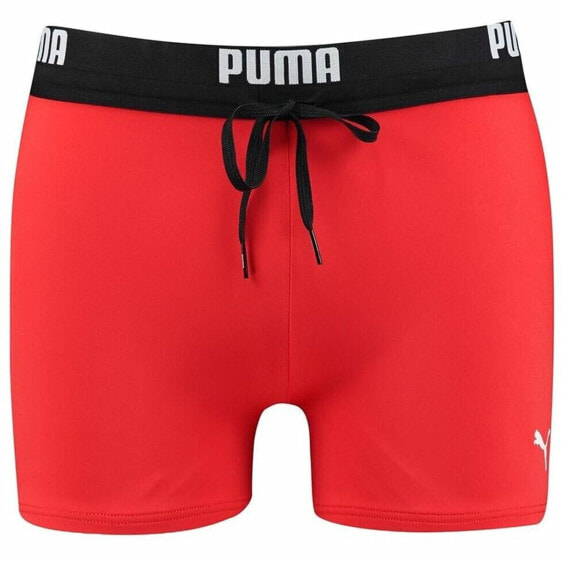 Плавки мужские Puma Logo Swim Trunk Boxer Красные