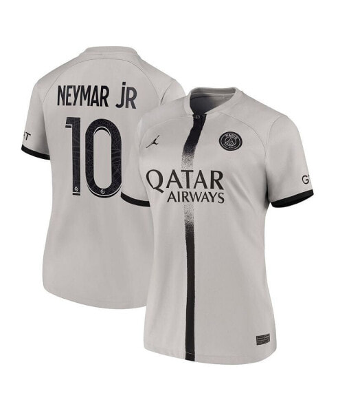 Women's Neymar Jr. Black Paris Saint-Germain 2022/23 Away Breathe Stadium Replica Player Jersey