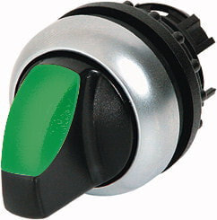 Eaton M22-WRLK-G - Toggle switch - Plastic - Black - Green - Silver - IP66 - 29.7 mm - 45.9 mm