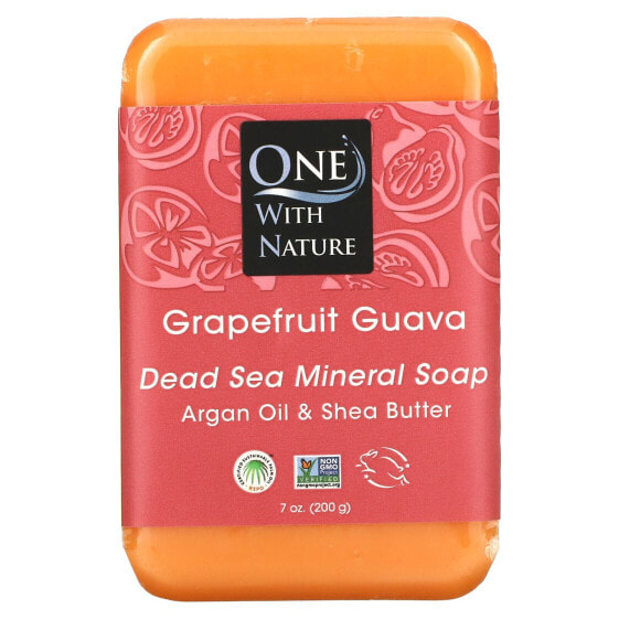 Dead Sea Mineral Soap Bar, Grapefruit Guava, 7 oz (200 g)