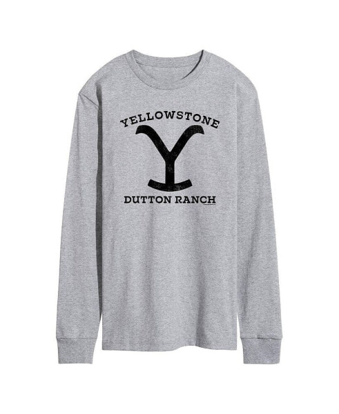 Men's Yellowstone Dutton Ranch Y Long Sleeve T-shirt