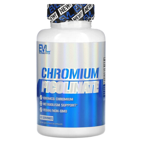Минералы Chromium Picolinate Evlution Nutrition 1,000 мкг 30 капсул