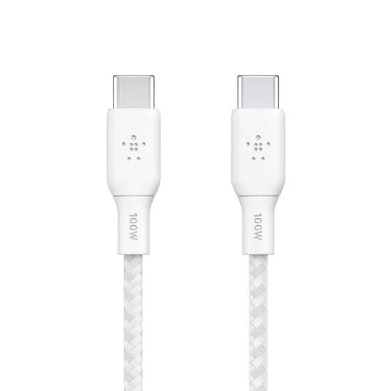 Belkin CAB014bt3MWH - 3 m - USB C - USB C - USB 2.0 - 480 Mbit/s - White