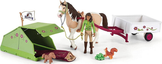 Figurka Schleich Horse Club - Sarah na kampingu