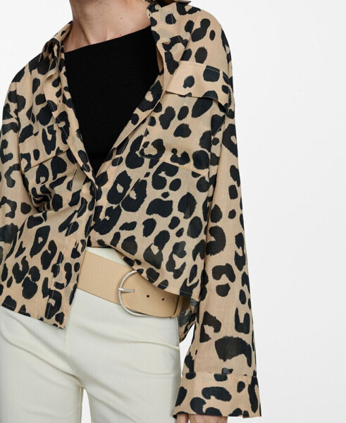 Women's Animal Print Shirt