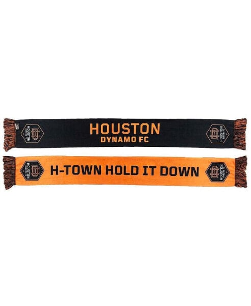 Men's and Women's Orange, Black Houston Dynamo Two-Tone Summer Scarf