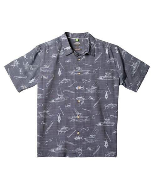 Рубашка Quiksilver Waterman Line Spinner с короткими рукавами для мужчин