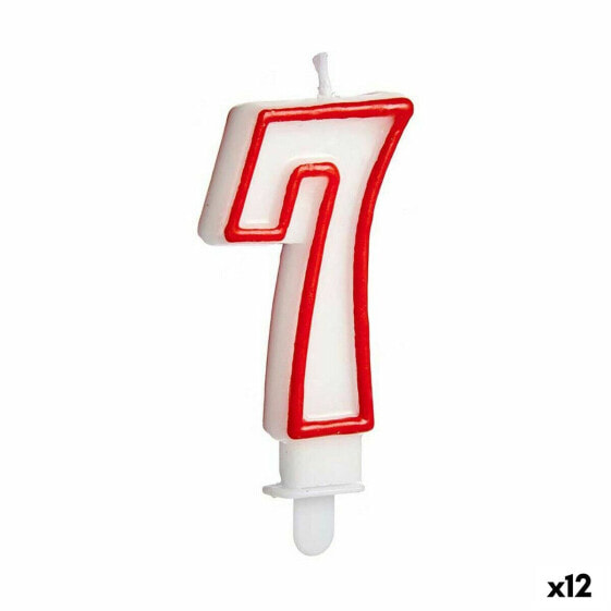 Вуаль День рождения Номера 7 (12 штук)