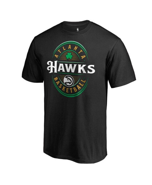 Men's Black Atlanta Hawks Forever Lucky T-shirt