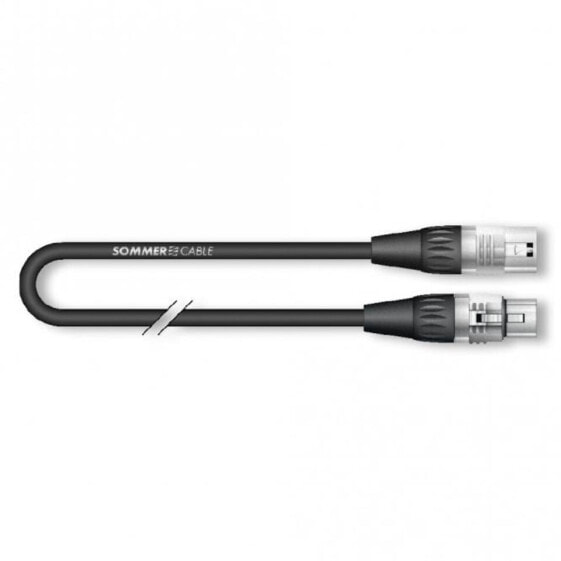 Sommer Cable Mikrofonkabel HICON, 1,00m XLR, MRHV-SW, 2x0,14qmm