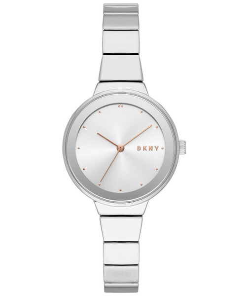 Часы и аксессуары DKNY Женские часы Astoria Silver-Tone 32мм, созданные для Macy's
