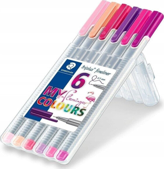 Staedtler Cienkopis Triplus Flamingo 6 kolorów STAEDTLER