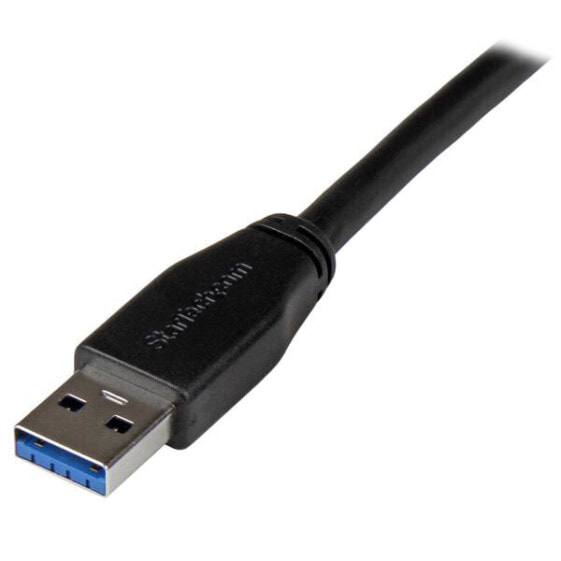 Кабель USB 3.0 USB-A to USB-B активный Startech.com - M/M - 10м (30 футов) - 10 м - USB A - USB B - USB 3.2 Gen 1 (3.1 Gen 1) - Мужской/Мужской - Черный