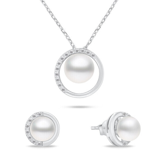 Колье Brilio Silver Pearl Elegance.