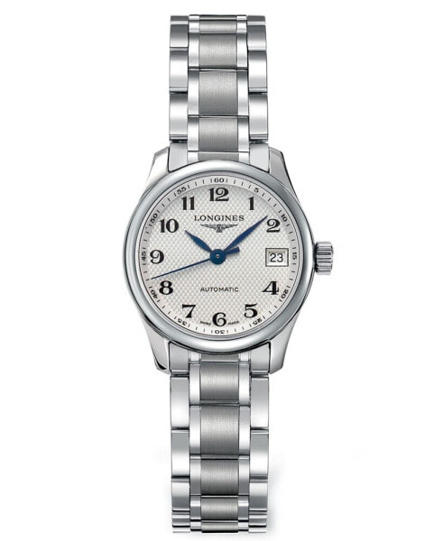 Women's Swiss Automatic Master Stainless Steel Bracelet Watch 26mm L21284786