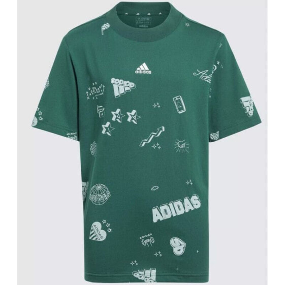 T-shirt adidas Bluv Q3 AOPT Jr. IA1562