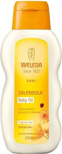 Weleda Calendula Baby Oil Масло календулы без запаха для детей и младенцев 200 мл