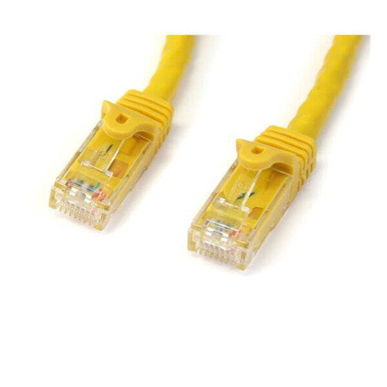 StarTech.com 1m CAT6 Ethernet Cable - Yellow CAT 6 Gigabit Ethernet Wire -650MHz 100W PoE RJ45 UTP Network/Patch Cord Snagless w/Strain Relief Fluke Tested/Wiring is UL Certified/TIA - 1 m - Cat6 - U/UTP (UTP) - RJ-45 - RJ-45