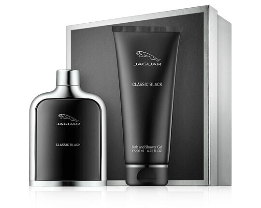 Jaguar Classic Black 100 ml EdT Set mit Shower Gel