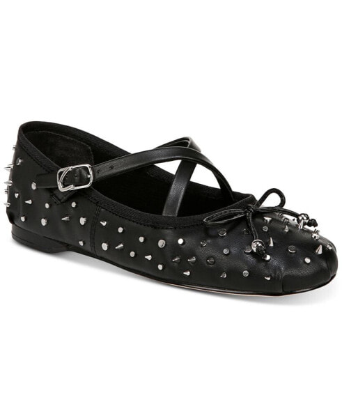 Women's Zuri Stud Crossband Ballet Flats