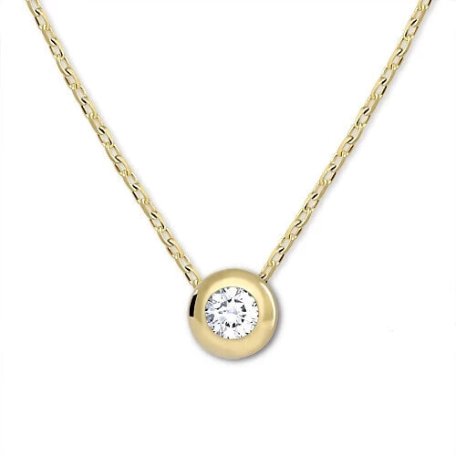 Charming yellow gold necklace 276 001 00021 00
