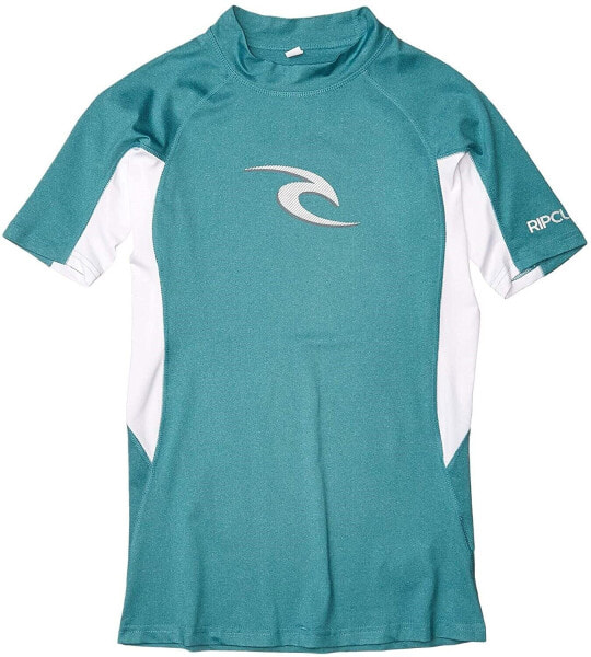Rip Curl 266394 Men's Wave UV Tee Short Sleeve Teal Size M