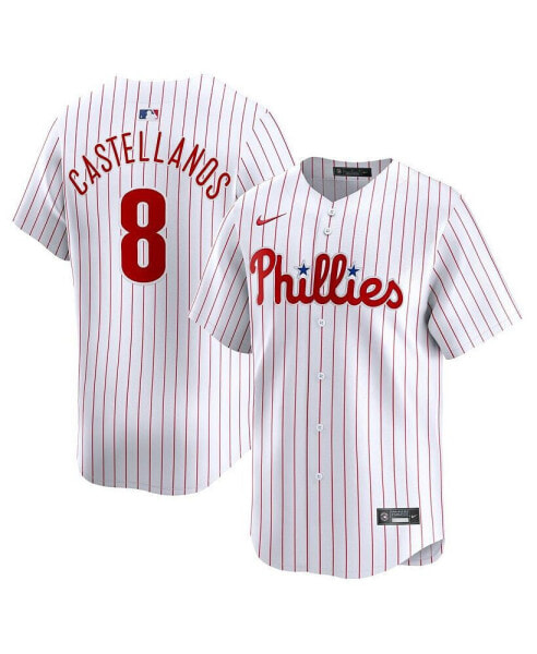 Men's Nick Castellanos White Philadelphia Phillies Home Limited Player Jersey