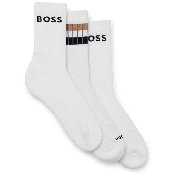 BOSS Qs Rib 10257968 socks 3 Pairs