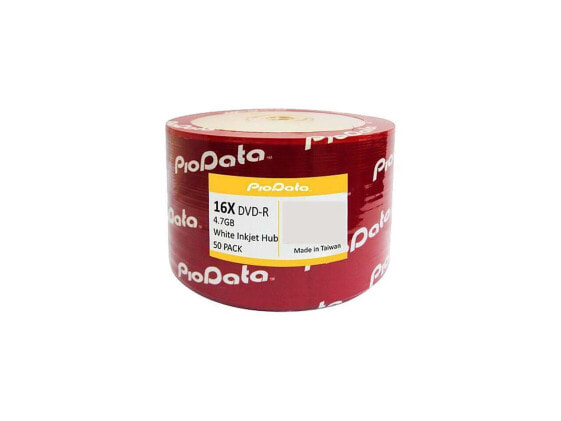 PIODATA 4.7GB 16X DVD-R Inkjet Printable 50 Packs CD / DVD R / RW Media Model 83