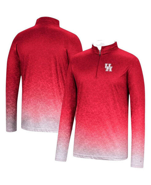 Men's Red Houston Cougars Walter Quarter-Zip Windshirt