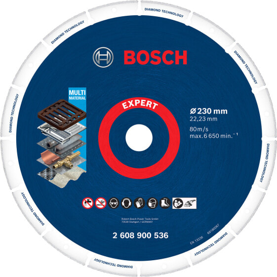 Bosch EXPERT Diamond Metal Wheel Trennscheibe, 230 x 22,23 mm