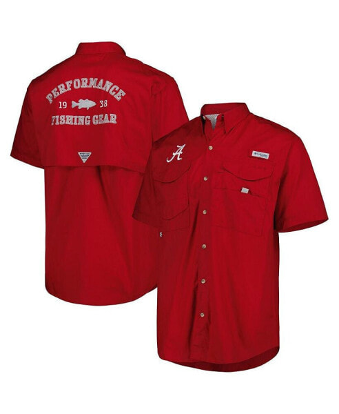 Рубашка Columbia мужская Bonehead Button-Up Alabama Crimson Tide