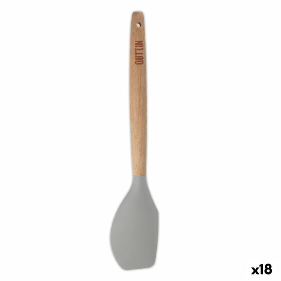 Spatula Quttin Wood 31,5 x 6 cm (18 Units)