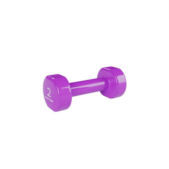 BODYTONE DV2 2kg PVC Coated Dumbbell 2 Units