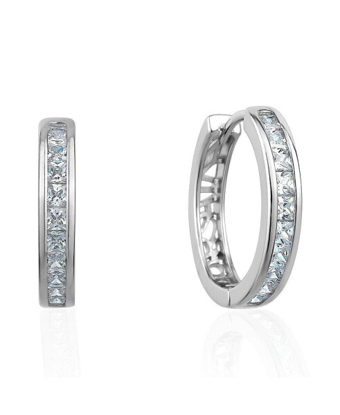 3A Cubic Zirconia Small Hoop Earrings