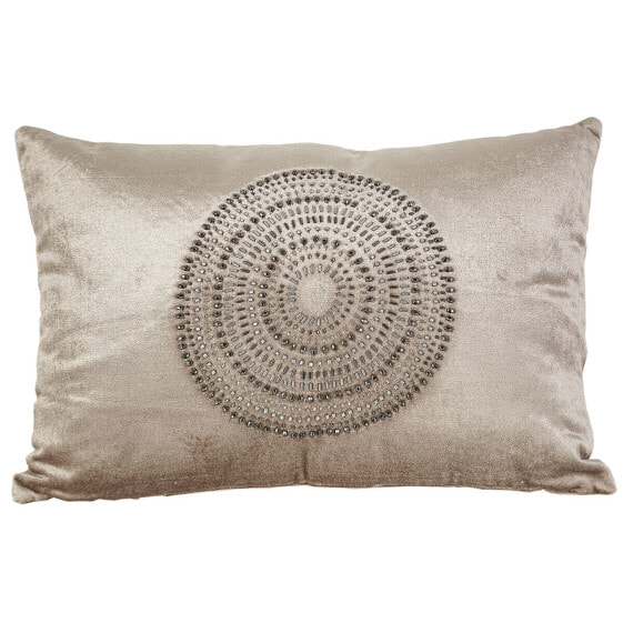 Cushion Romimex Beige Velvet 45 x 10 x 30 cm