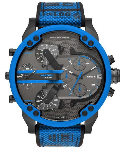 Часы Diesel Mr Daddy 20 Blue Silicone Watch