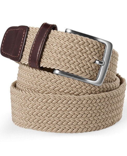 Men's Big Elastic Braid Belt