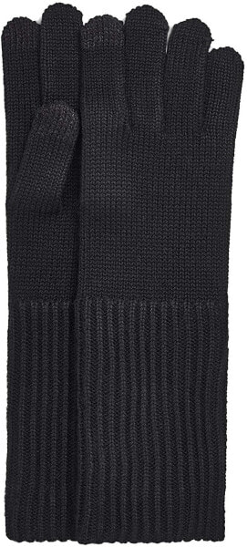 UGG 241716 Womens Full Knit with Tech Tips Cold Weather Gloves Black One Size