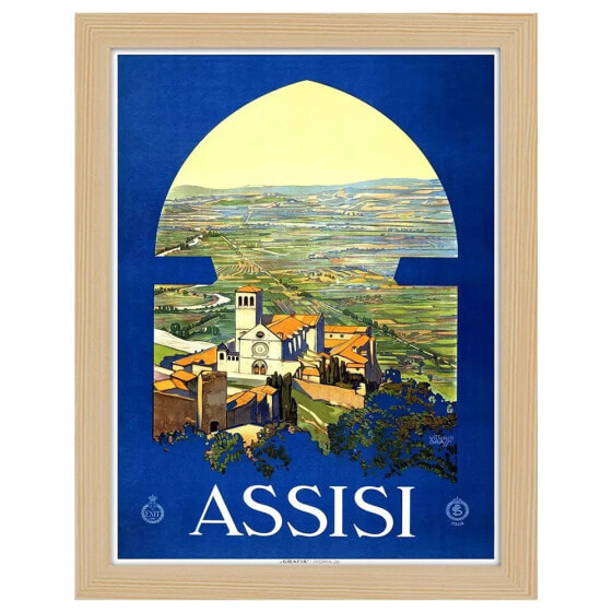 Bilderrahmen Poster Assisi