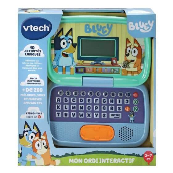 Развивающие игры Vtech Образовательный набор Bluey Mon ordi Interactif 3+ лет Синий